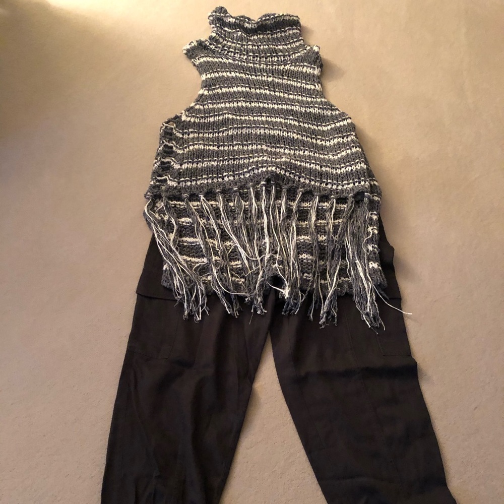 Crochet sleeveless sweater